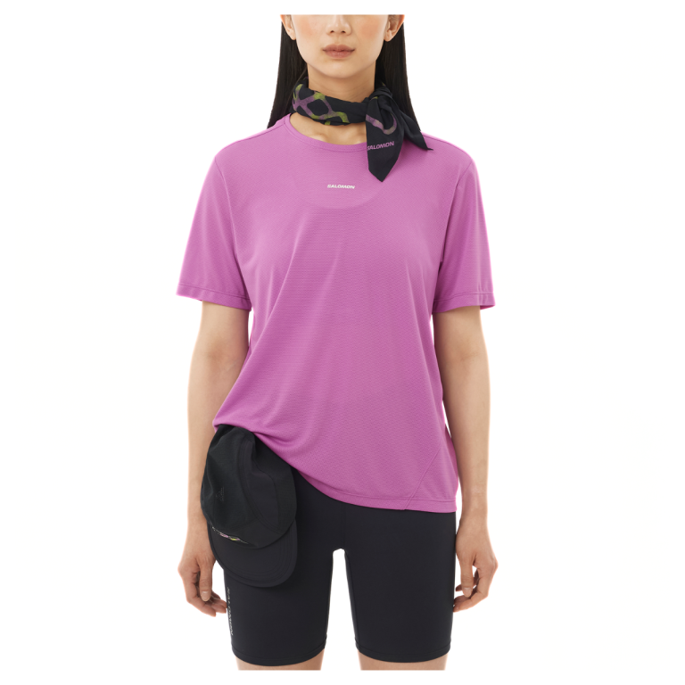 Футболка Salomon SHKout Core SS Tee W - рожева
