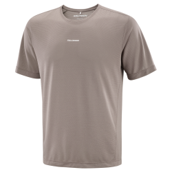 Футболка Salomon SHKout Core SS Tee M - коричнева