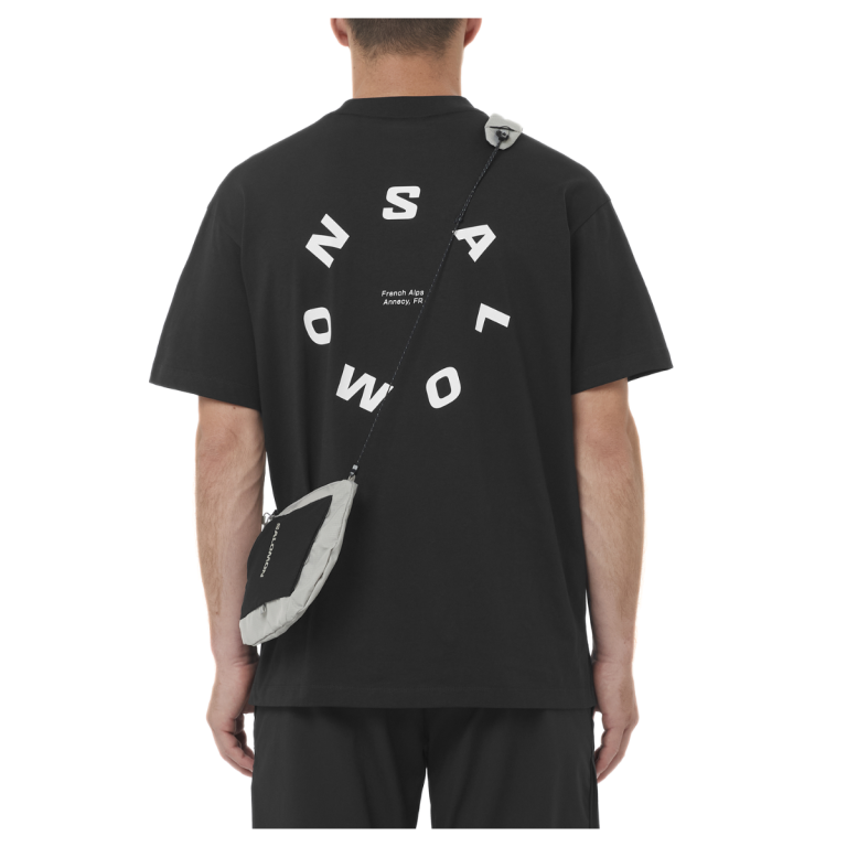 Футболка Salomon Round Logo Graphic M - чорна