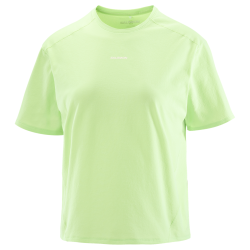 Футболка Salomon Trackline SS Tee W - зелена