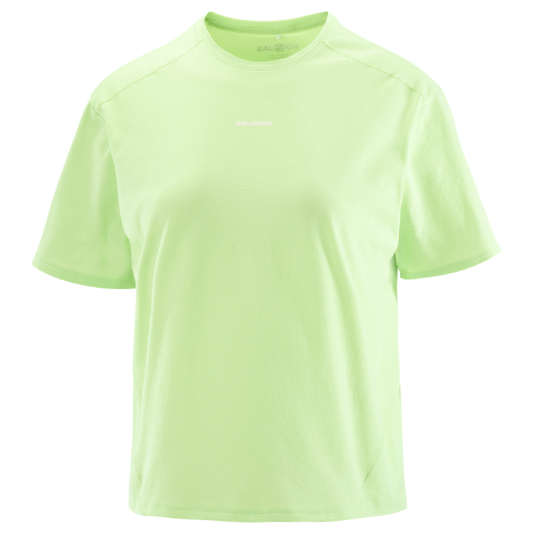 Футболка Salomon Trackline SS Tee W - зелена