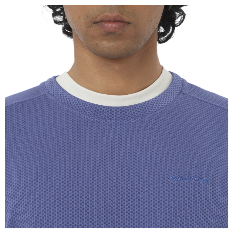 Кофта Salomon Motomesh Crewneck M - синя