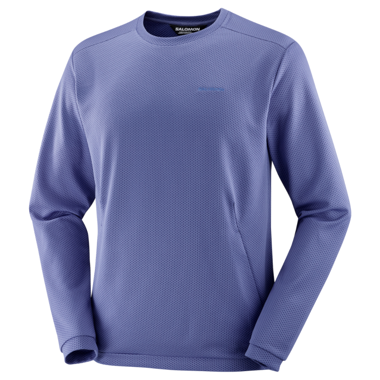 Кофта Salomon Motomesh Crewneck M - синя