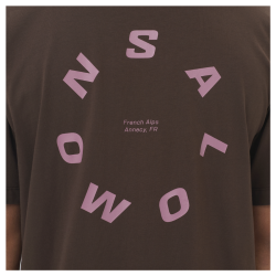 Футболка Salomon Round Logo Graphic M - коричнева
