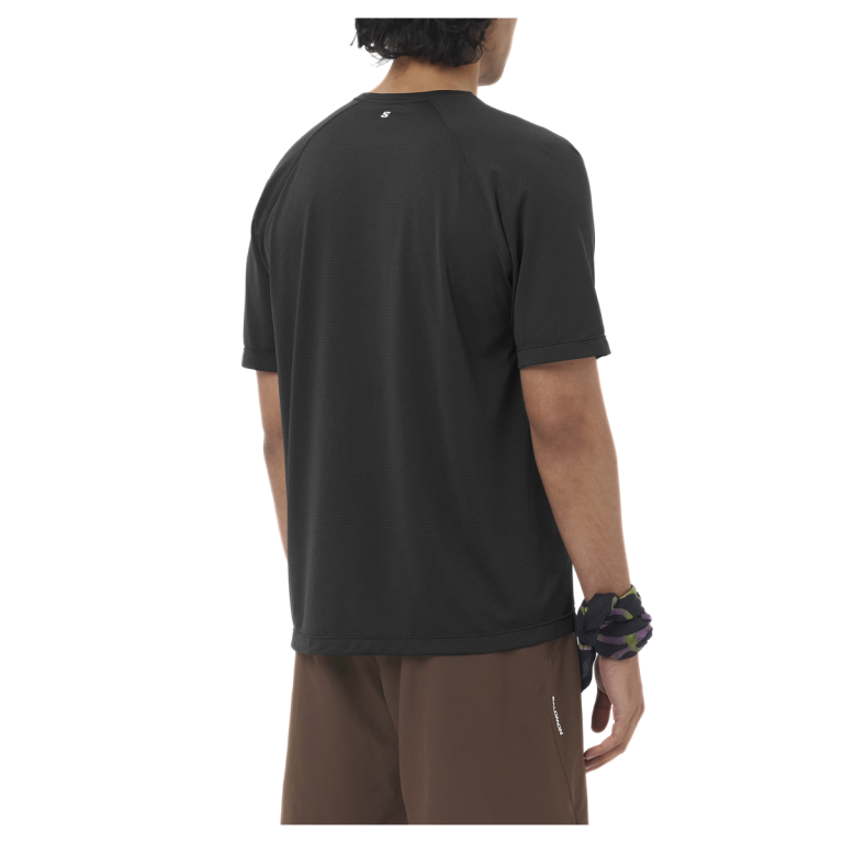 Футболка Salomon SHKout Core SS Tee GFX M - чорна