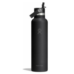 Термопляшка Hydro Flask 21 oz Standard Flex Straw Cap - чорна
