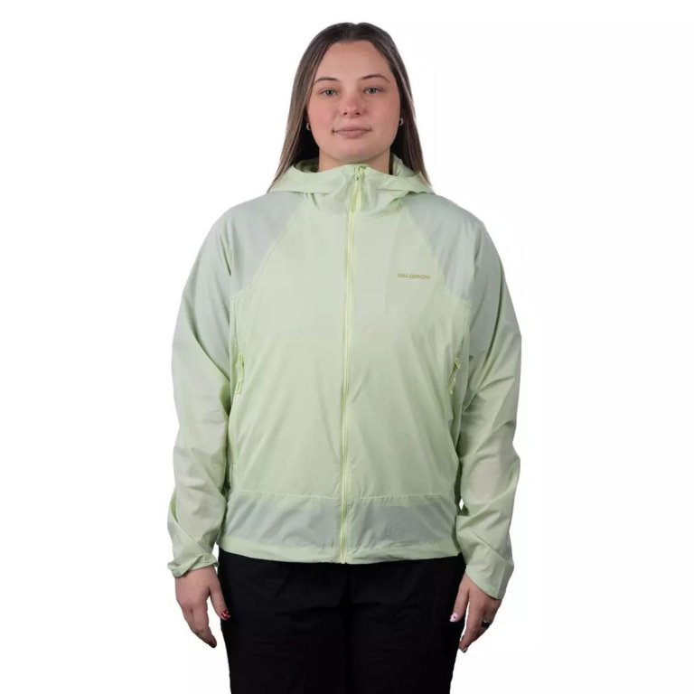 Куртка Salomon Outwind FZ Jkt W - зелена