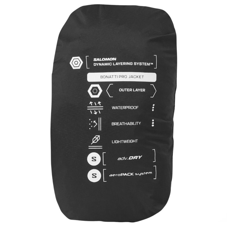 Куртка Salomon Bonatti Pro Jkt Jacket M - чорна