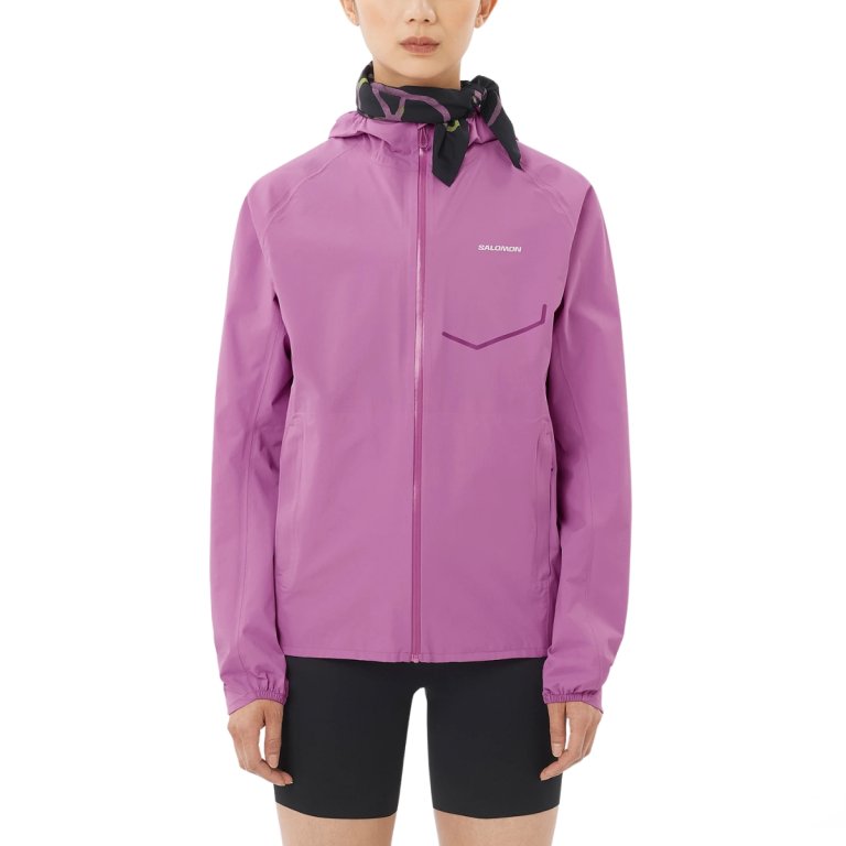 Куртка Salomon Bonatti WP Jkt W - фіолетова
