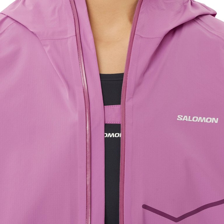 Куртка Salomon Bonatti WP Jkt W - фіолетова
