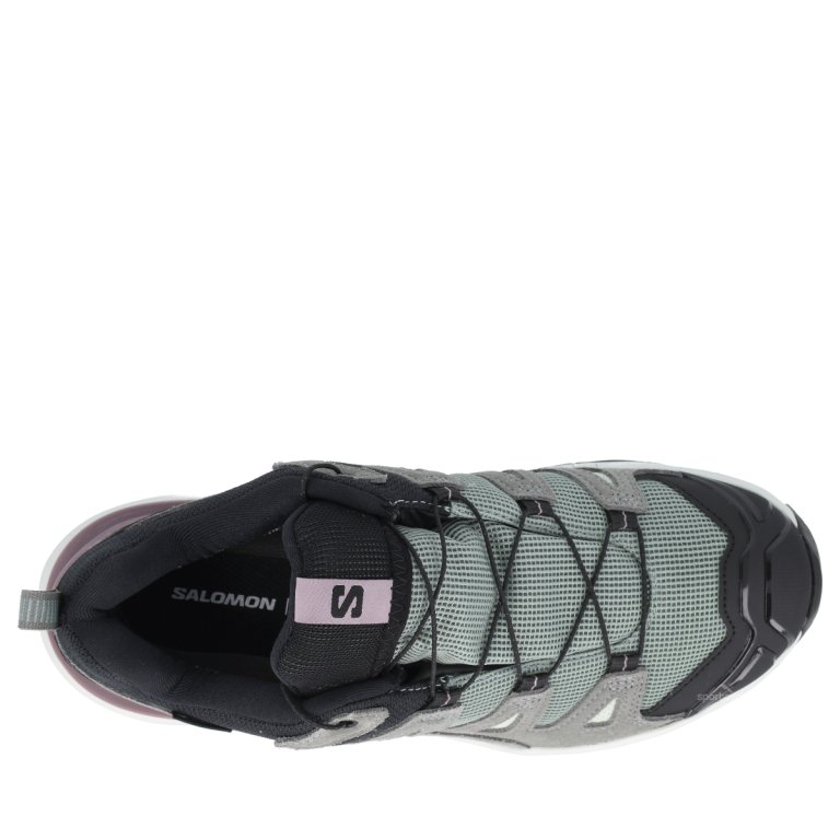 Взуття Salomon X Ultra 360 Leather GTX W - зелено/чорні