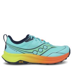 Взуття Saucony Peregrine 16 M — синя-жовто-помаранчева
