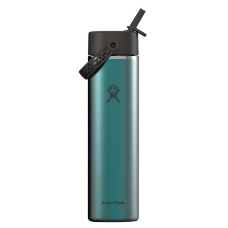 Термопляшка Hydro Flask 24 oz Lightweight Wide Flex Straw Cap - зелена