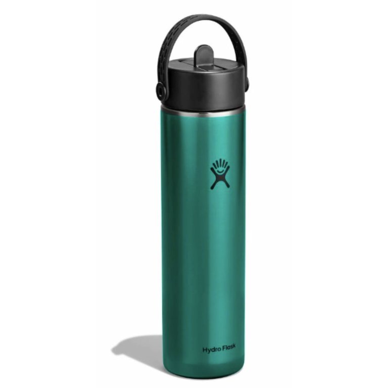 Термопляшка Hydro Flask 24 oz Lightweight Wide Flex Straw Cap - зелена