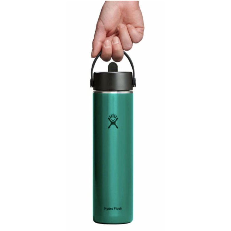 Термопляшка Hydro Flask 24 oz Lightweight Wide Flex Straw Cap - зелена