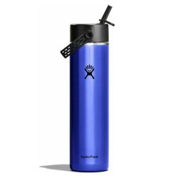 Термопляшка Hydro Flask 24 oz Lightweight Wide Flex Straw Cap - синя