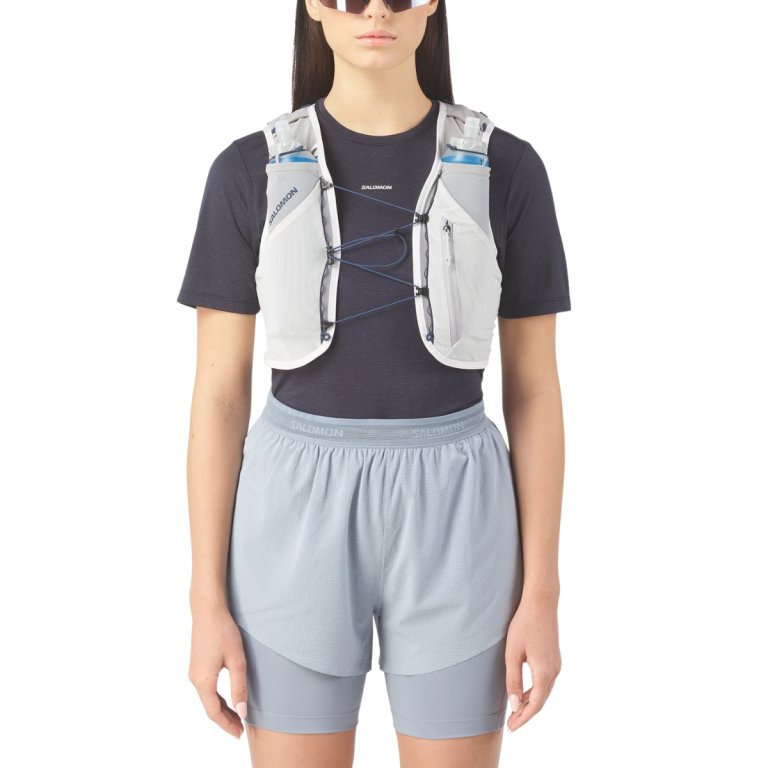 Біговий жилет Salomon Adv Skin 5 Set - сірий
