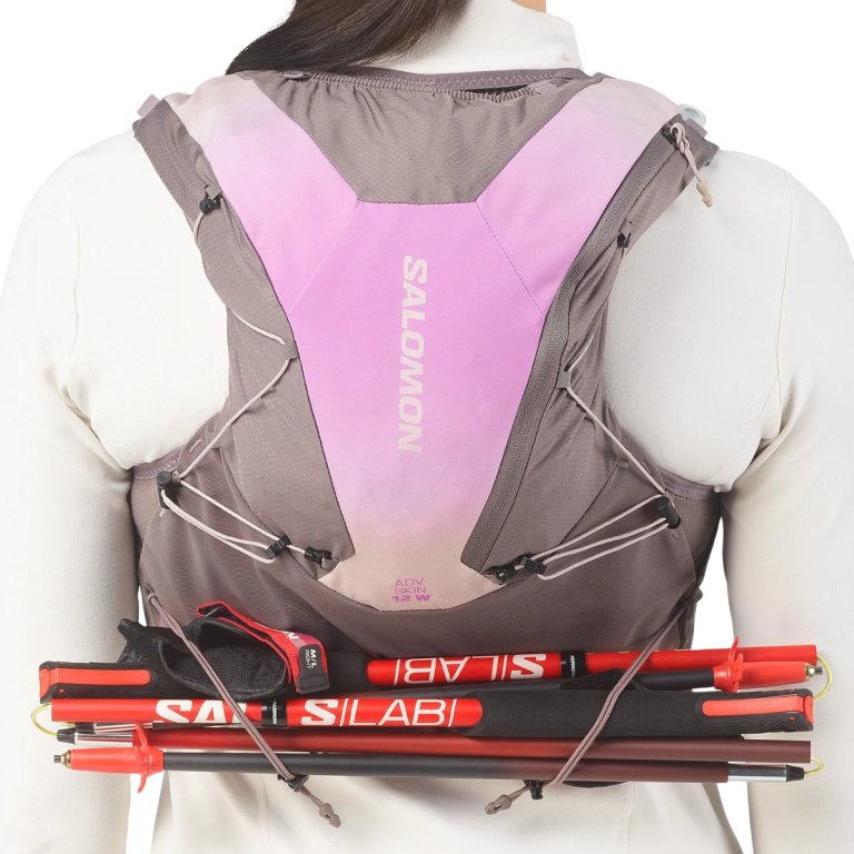 Біговий жилет Salomon Adv Skin 12 Gradient Set W - темно-фіолетовий