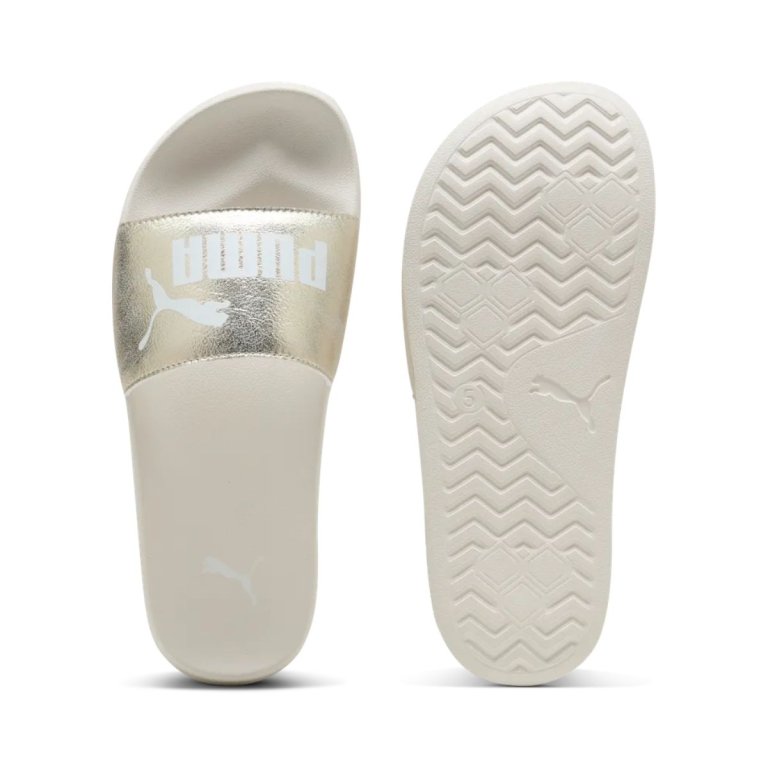 Шльопанці Puma Leadcat 2.0 Metallic Whisper W - бежево/золоті