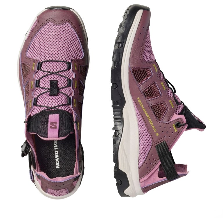 Взуття Salomon Techamphibian 5 W - фіолетове