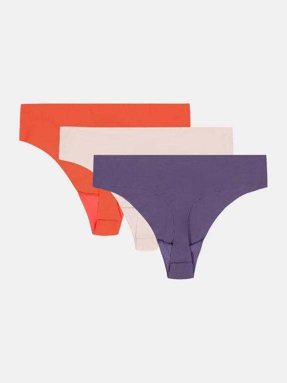 Стрінги Under Armour Pure Stretch NS Thong-3pk W - фіолетові