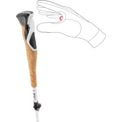 Палиці Leki Cross Trail FX Superlite Compact - біло/червоні - 100 - 120 см