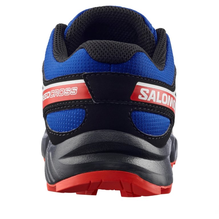 Кросівки Salomon Speedcross J - синьо/червоні
