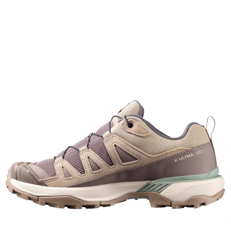 Взуття Salomon X Ultra 360 Leather W - бежево/фіолетове