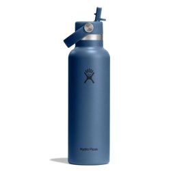 Термопляшка Hydro Flask 21 oz Standard Flex Straw Cap - синя