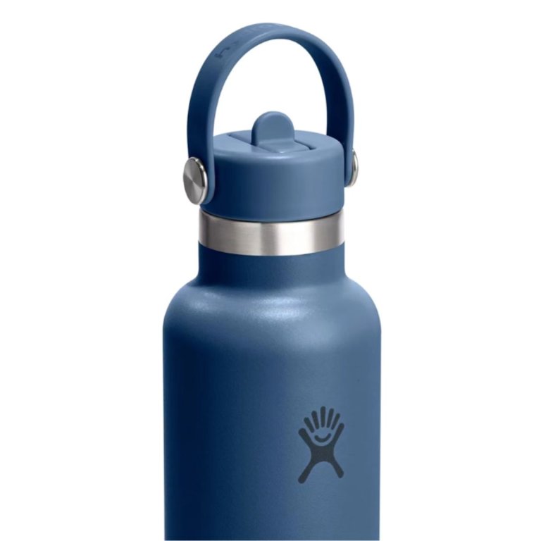 Термопляшка Hydro Flask 21 oz Standard Flex Straw Cap - синя