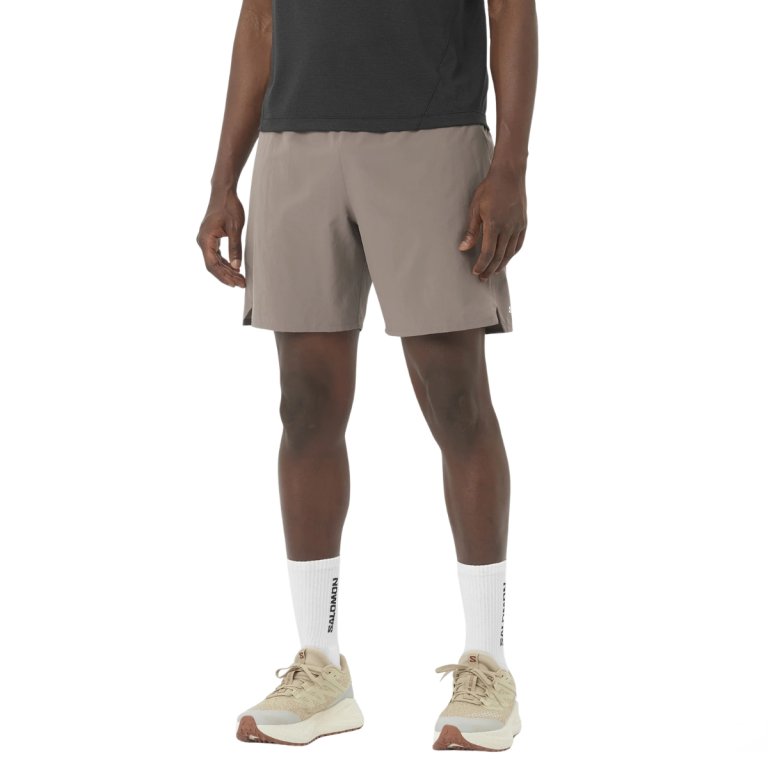 Шорти Salomon SHKout Core Shorts 7'' No Liner M - бежеві