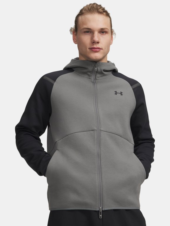 Світшот Under Armour Unstoppable Flc FZ HD Eu Man gray green