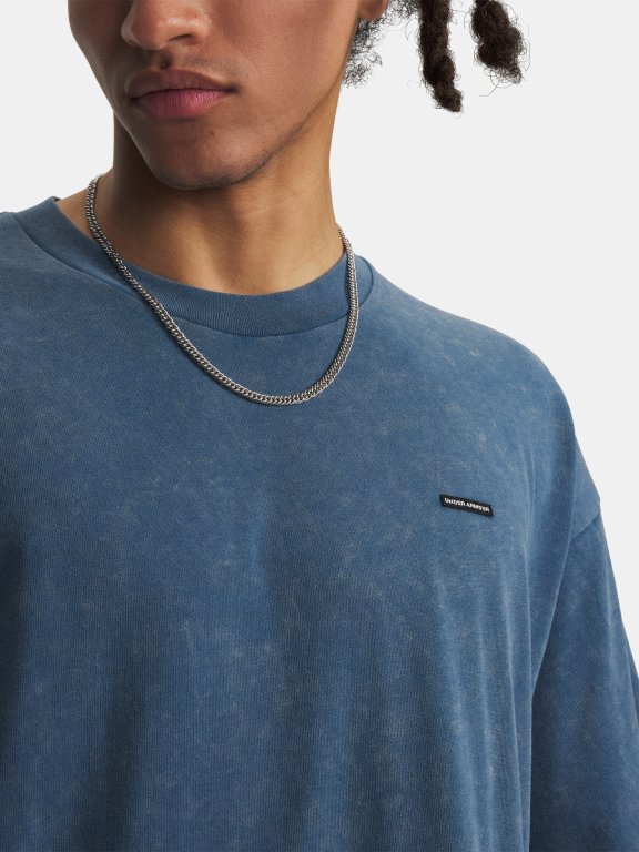 Футболка Under Armour Hw Os Logo Wash SS Man Blue