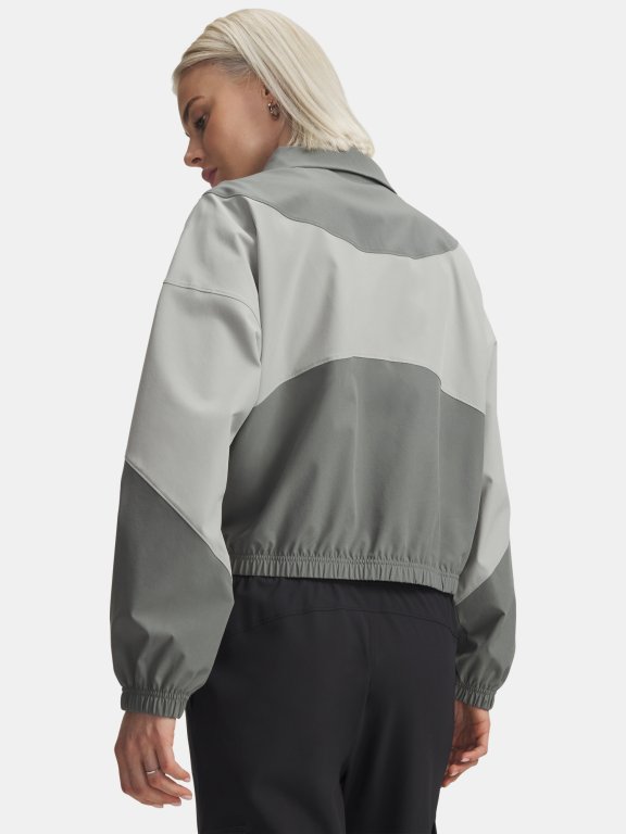 Куртка Under Armour Rival Woven Jacket Wmn gray green