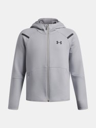 Світшот Under Armour Unstoppable Flc FZ Jr green/grey