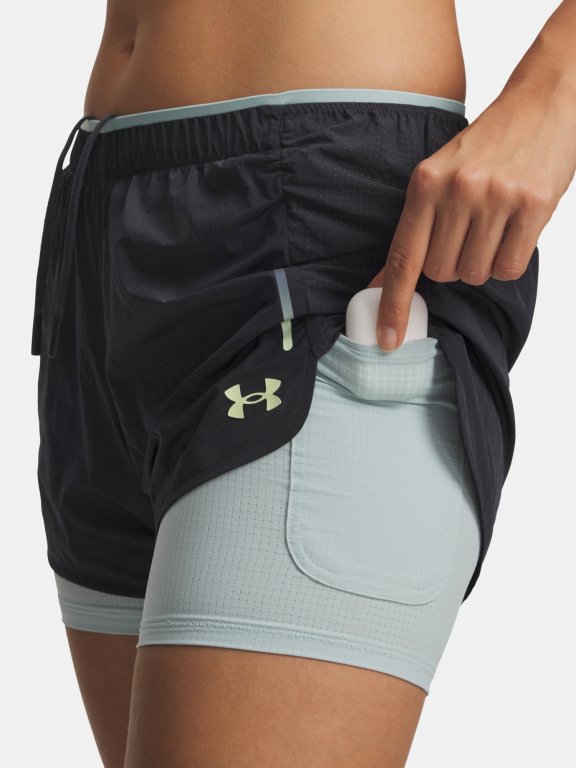 Kraťasy Under Armour Explor Trail Ultra Lnd Sht Wmn Grey