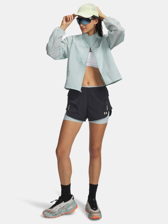 Kraťasy Under Armour Explor Trail Ultra Lnd Sht Wmn Grey
