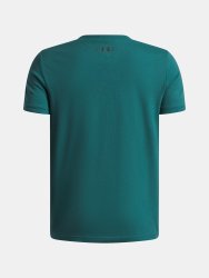 Футболка Under Armour Logo Wm Collage SS Jr gray green