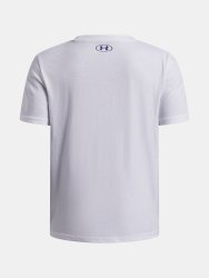 Футболка Under Armour Logo Blur SS Jr white