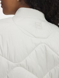 Bunda Under Armour Heritage Bomber Wmn White