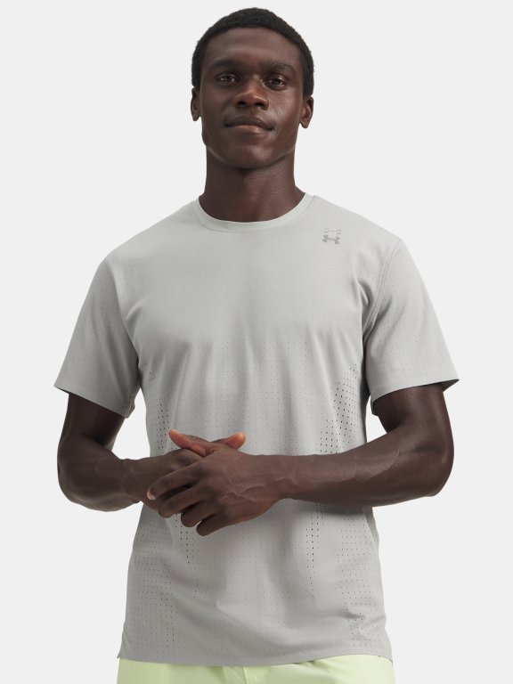 Футболка Under Armour Halo Vent SS Man green/grey