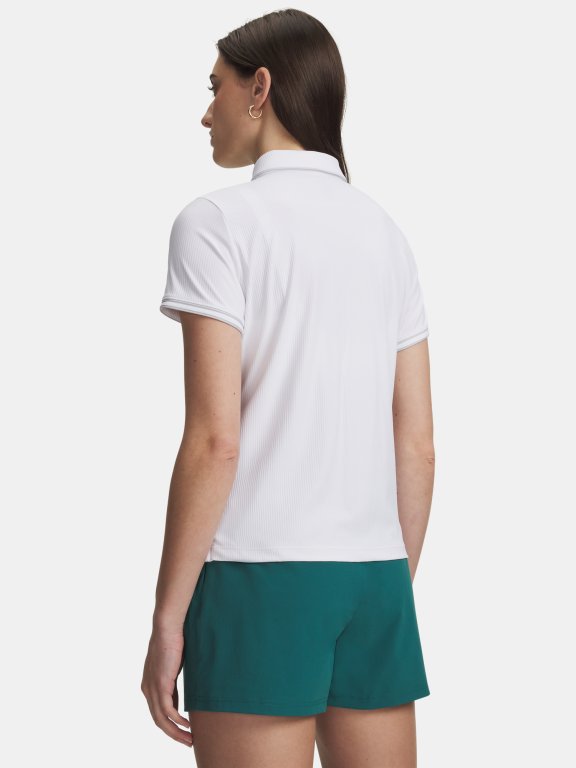 Футболка Under Armour Drive Chill SS Polo Wmn white