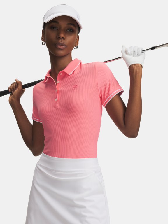 Поло Under Armour Drive Chill SS Polo Wmn Pink