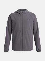 Вітрівка Under Armour Vibe Woven Windbreaker Jr green/grey