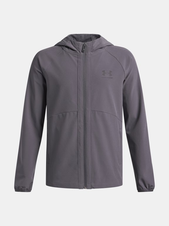 Вітрівка Under Armour Vibe Woven Windbreaker Jr green/grey