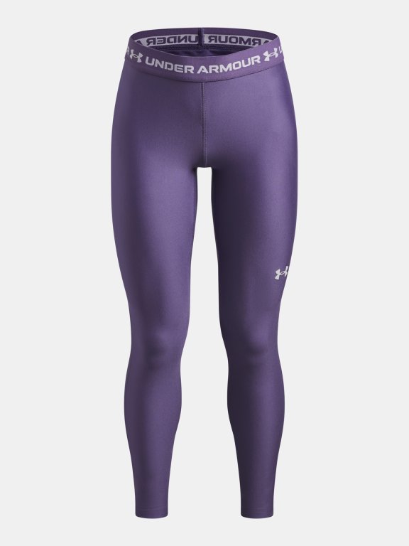 Легінси Under Armour Heatgear легінси Jr фіолетові