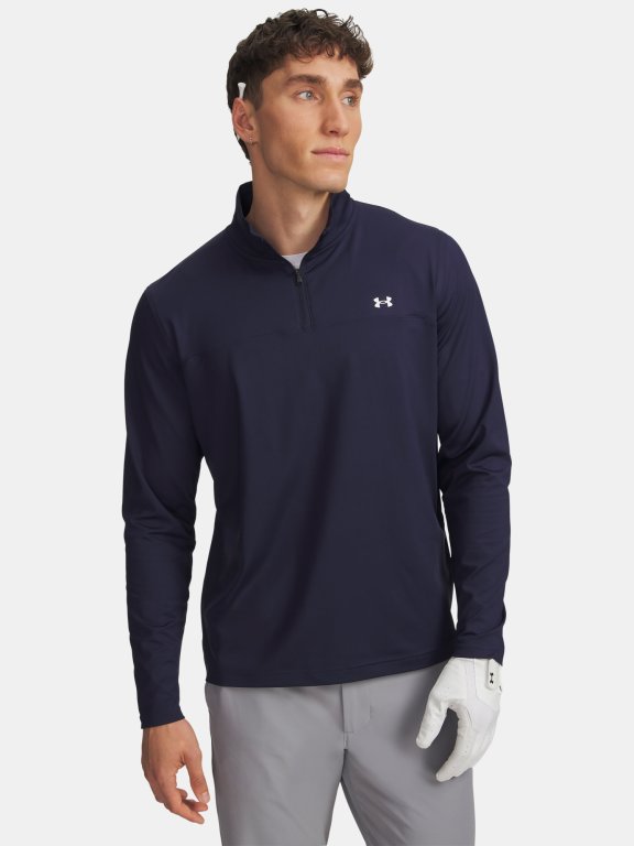 Футболка Under Armour T2G 1/4 Zip синя