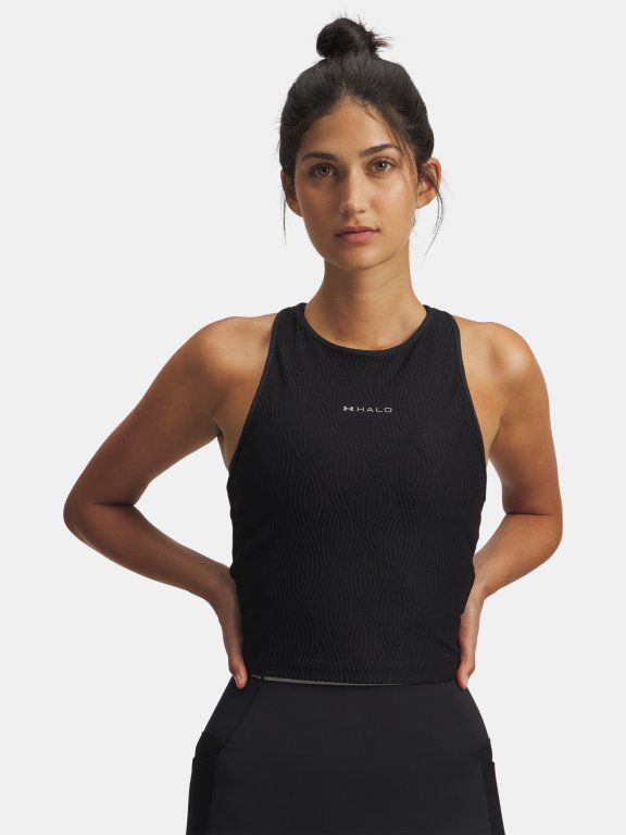Майка Under Armour Halo Jacquard Wmn black