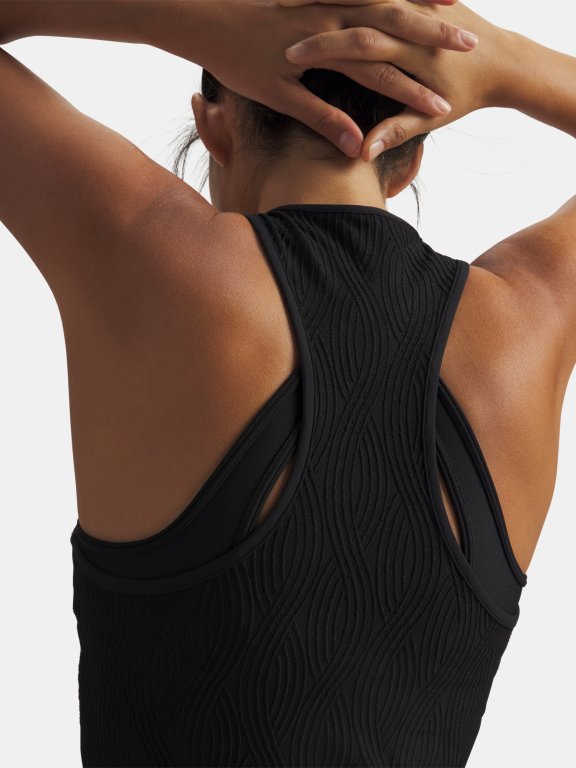 Майка Under Armour Halo Jacquard Wmn black