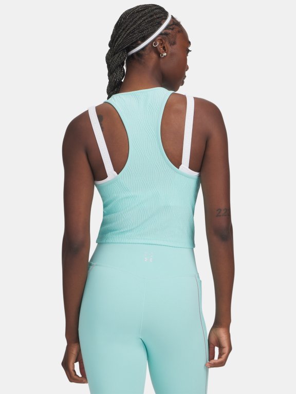 Майка UUnder Armour Halo Jacquard Knit Tank Wmn Blue
